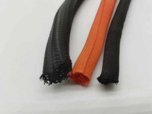 Abrasion Resistance Self Wrapping Sleeving Pet Braided Sleeving ROHS UL