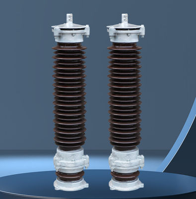 Porcelain Housed Metal Oxide Surge Arrester Ceramic Power Station Type Zinc Oxide Arrester