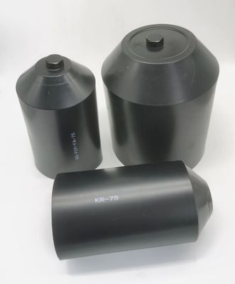 RoHS Black Insulated Heat Shrink Wire Caps 10mm To 160mm Heat Shrink Cable End Caps