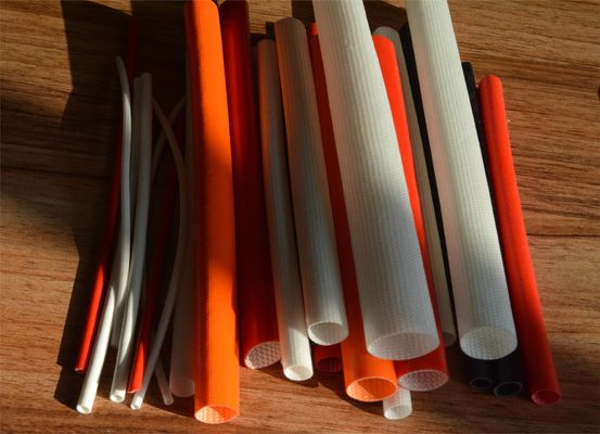 High Arc Resistant Glass Fiber Tube Flexible Fiberglass Tubing Crrosion Resistance