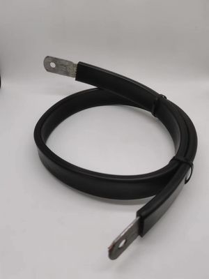Electrical Connection Tinned Flat Copper Braid High Corrosion Resistance