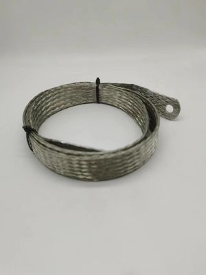 Electrical Connection Tinned Flat Copper Braid High Corrosion Resistance