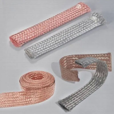 Flexible Copper Braided Connector Tin Plated High Corrosion Resistance