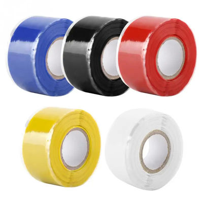 Self Adhesive Insulation Rubber Silicone Tape Elongation 300% Rubber Electrical Tape