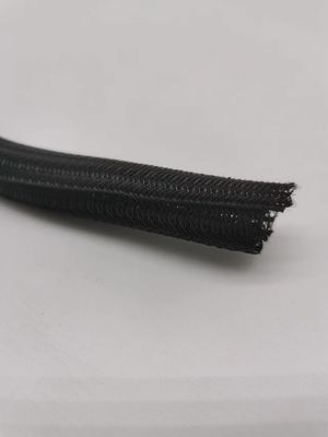 ROHS PET Expandable Braided Sleeving Fire Retardant Grade N5510 / NFPA130