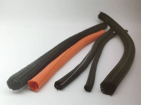 Flammability UL94V-2 Self Wrapping Sleeving PET Wire Sleeve