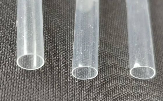 Transparent Thin Wall PVDF Heat Shrink Tubing Semi-rigid Polyvinylidene Fluoride Heat Shrink Tubing