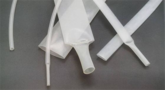 Transparent Thin Wall PVDF Heat Shrink Tubing Semi-rigid Polyvinylidene Fluoride Heat Shrink Tubing