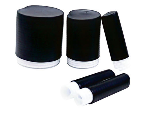Cable Liquid Silicone Rubber LSR Cold Shrink Termination Kits End Cap Black Cold Shrink Splice Kits