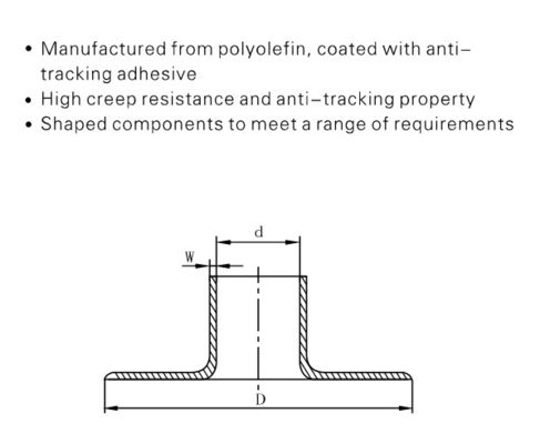 Heat Shrink Anti-tracking Rain Shed RoHS compliant