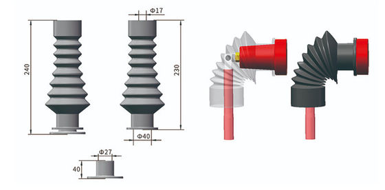 Silicone Rubber Cold Applied Insulation Boots