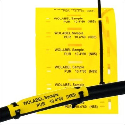 Flame Retardant Identification Tags Halogen Free For Marker