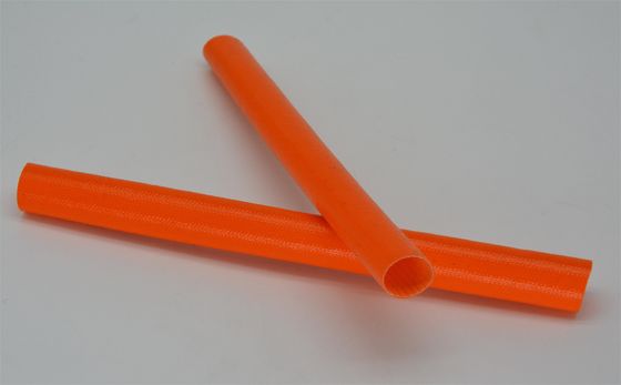 Insulation Silicon Rubber Coated Braided Fiberglass Sleeve Hose And Cable Protective Sleeve