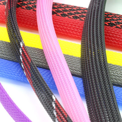 Self Extinguish PET Expandable Braided Sleeving