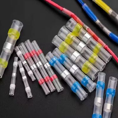 High Flame Retardant Tin Ring Solder Heat Shrink Insulation Termination With Good Protected
