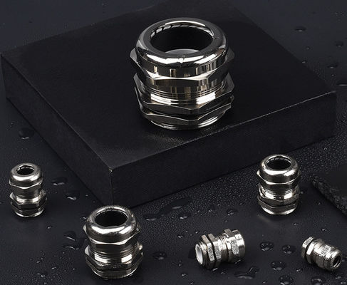 Nickel plated brass cable gland IP68 Waterproof Connector