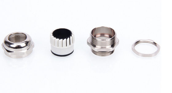 M12X1.5(3-6.5) Waterproof Nickel plated brass Cable Gland IP68 Cable Connector